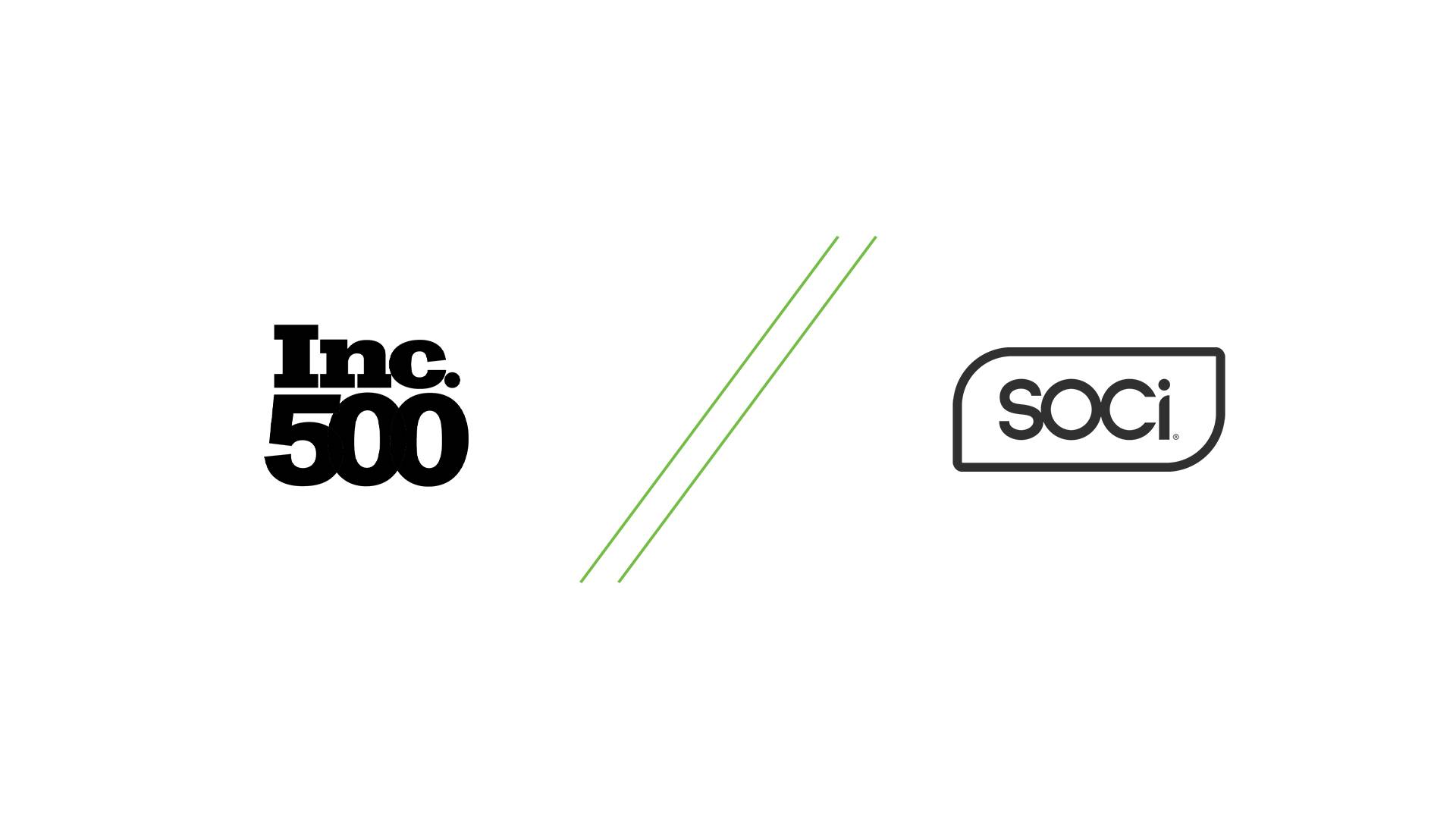 SOCi Ranks on the Inc. 500 for a Second Year, Proving The Value of Localized Social Marketing for Multi-Location Brands