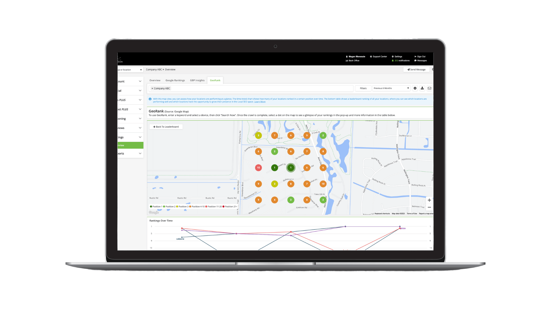 A product image showcasing SOCi GeoRank