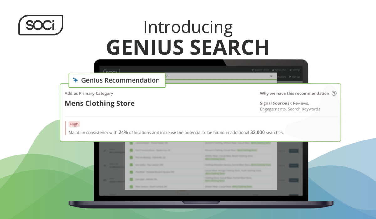 SOCi Changes The Game With Genius Search: New Innovation That Does The Work Of 1,000 Local Marketers