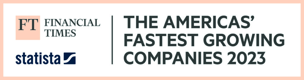 FT Americas' Fastest Growing Companies Badge