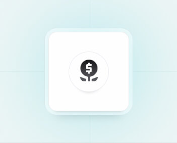 icon of growth and money